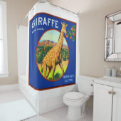 Giraffe Shower Curtain Douchegordijn (In situ)