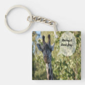 Giraffe Shower Sleutelhanger (voorkant)