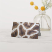 Giraffe Sighting Place kaarten Plaatskaartje (Achterkant)