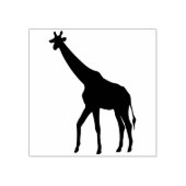 Giraffe silhouet kunst stempel (Afrduk)