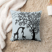 Giraffe Silhouette Accent Pillow Kussen (Deken)