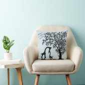 Giraffe Silhouette Accent Pillow Kussen (Stoel)