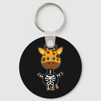 Giraffe Skeleton Xray Costume Cute Easy Halloween Sleutelhanger