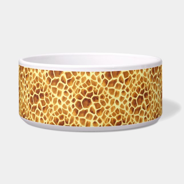 Giraffe Skin Imitation, by Natasha Us   Voerbakje (Voorkant)