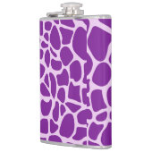 Giraffe Skin Paarse textuur-23324 Heupfles (Links)