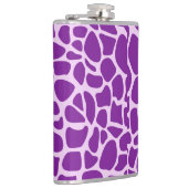 Giraffe Skin Paarse textuur-23324 Heupfles (Rechts)