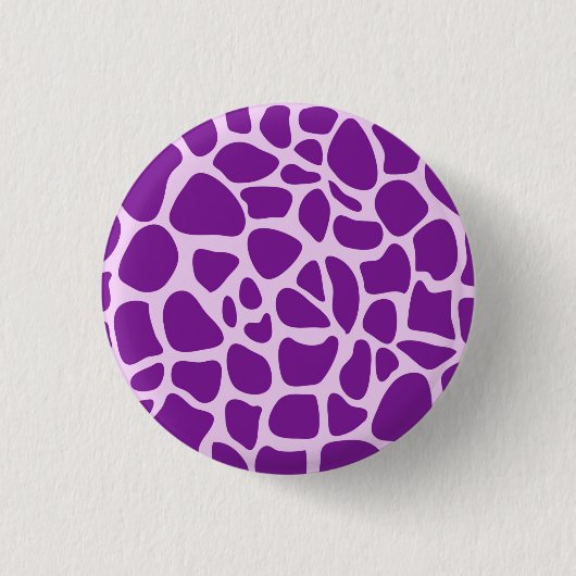 Giraffe Skin Paarse textuur-23324 Ronde Button 3,2 Cm (Voorkant)