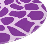 Giraffe Skin Paarse textuur-23324 Snijplank (Hoek)