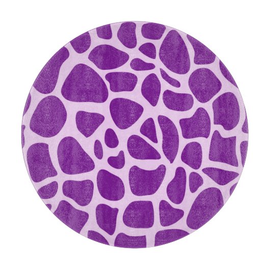 Giraffe Skin Paarse textuur-23324 Snijplank (Voorkant)