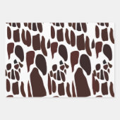 Giraffe Skin Pattern Inpakpapier Vel (Voorkant)
