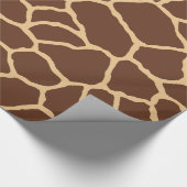 Giraffe Skin Pattern Print Wrapping Paper Cadeaupapier (Hoek)