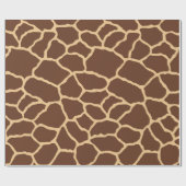 Giraffe Skin Pattern Print Wrapping Paper Cadeaupapier (Vlak)