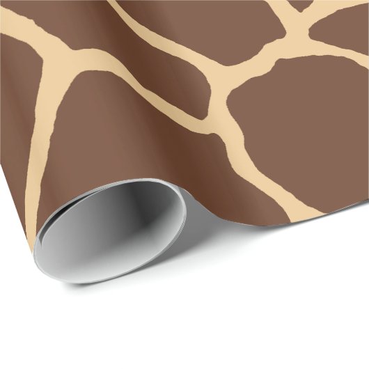 Giraffe Skin Pattern Print Wrapping Paper Cadeaupapier (Rol Hoek)