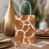 Giraffe Skin Pattern Saddle Brown ID1152 Medium Cadeauzakje