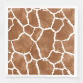 Giraffe Skin Pattern Saddle Brown ID1152 Servet (Voorkant)