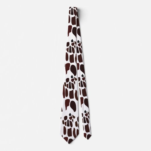 Giraffe Skin Pattern Stropdas (Voorkant)