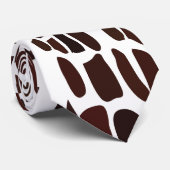 Giraffe Skin Pattern Stropdas (Opgerold)