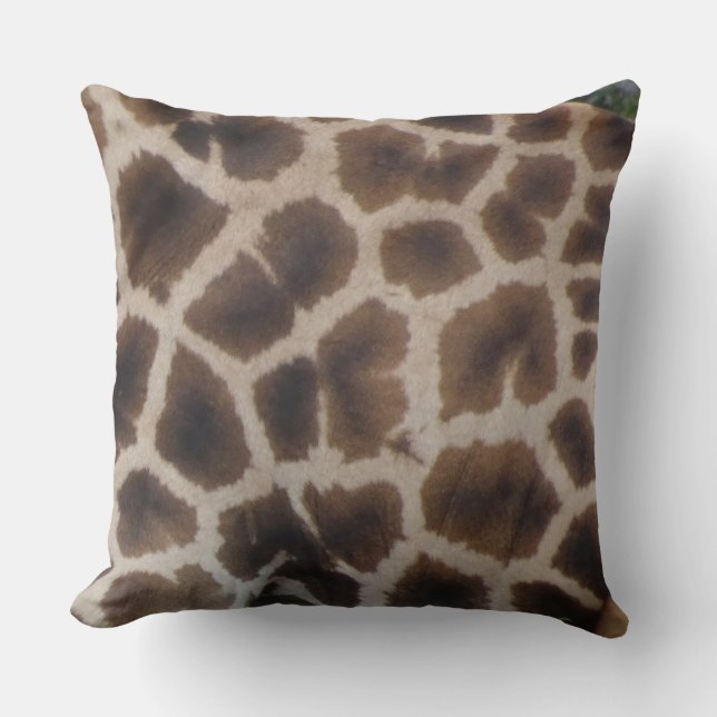 Giraffe Skin Pattern Throw Pillow Kussen (Voorkant)