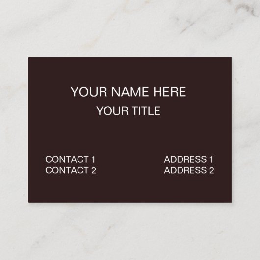 Giraffe Skin Pattern Visitekaartje (Achterkant)