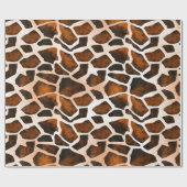 Giraffe Skin Pattern Wrapping Paper Cadeaupapier (Vlak)