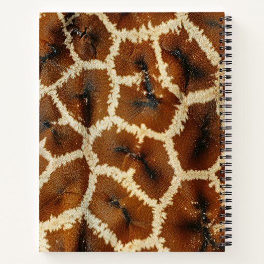 Giraffe Skin Spiral Notitieboek (Achterkant)