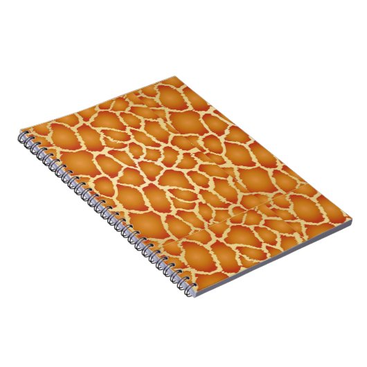 Giraffe Skin Texture Pattern Notitieboek (Rechterzijde)