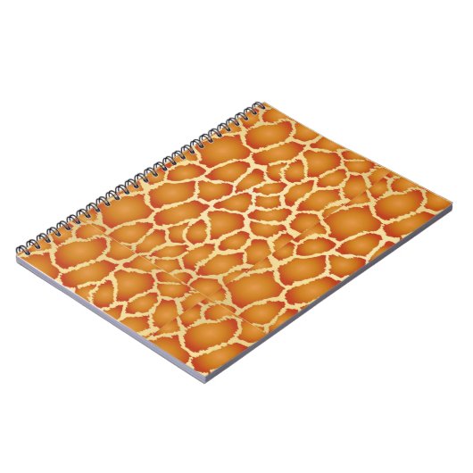 Giraffe Skin Texture Pattern Notitieboek (Linkerzijde)