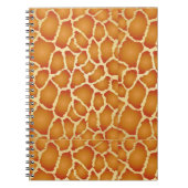 Giraffe Skin Texture Pattern Notitieboek (Voorkant)