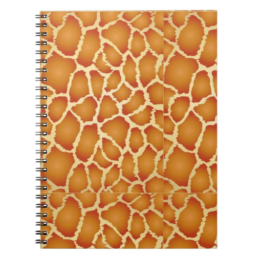Giraffe Skin Texture Pattern Notitieboek (Voorkant)
