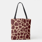 Giraffe Skin Texture Pattern Tote Bag (Achterkant)