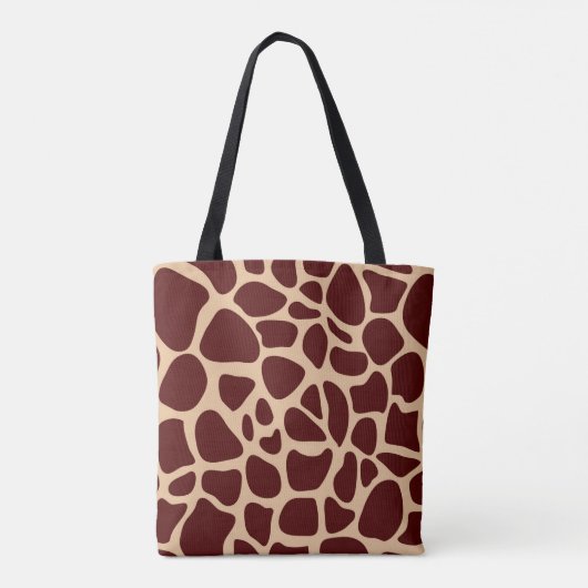 Giraffe Skin Texture Pattern Tote Bag (Achterkant)