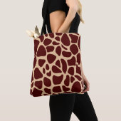 Giraffe Skin Texture Pattern Tote Bag (Dichtbij)