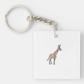 Giraffe Sleutelhanger (voorkant)