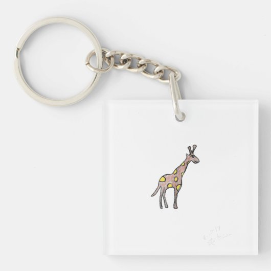 Giraffe Sleutelhanger (voorkant)