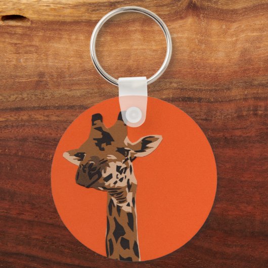 Giraffe Sleutelhanger (Voorkant)