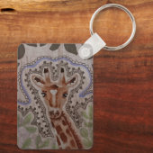 Giraffe Sleutelhanger (Achterkant)