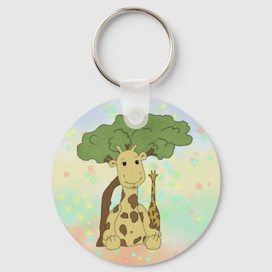 Giraffe Sleutelhanger (Voorkant)