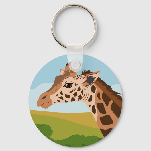 Giraffe Sleutelhanger (Voorkant)