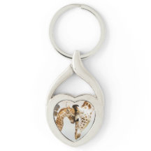 Giraffe sleutelhanger