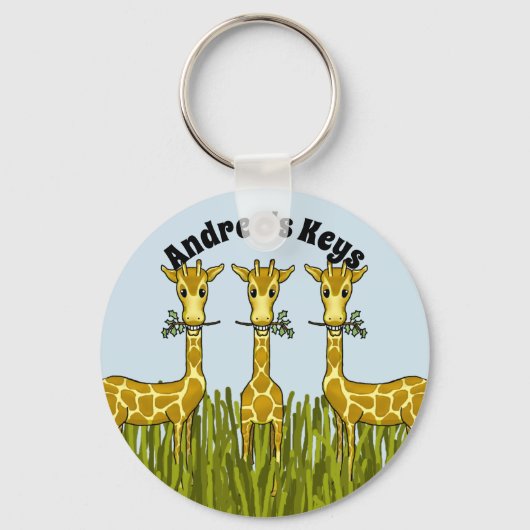 Giraffe Sleutelhanger (Voorkant)