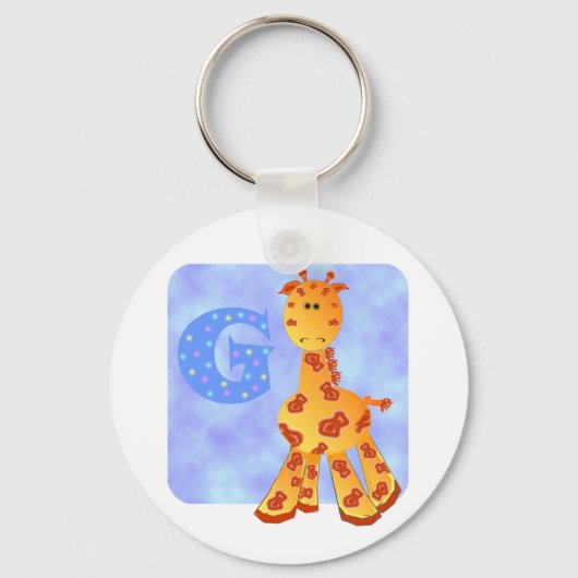 Giraffe Sleutelhangers (Voorkant)