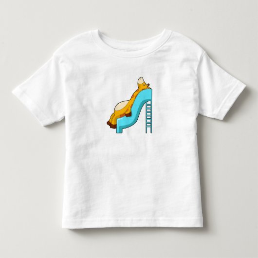 Giraffe Slide Kinder Shirts (Voorkant)