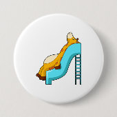 Giraffe Slide Ronde Button 7,6 Cm (Voorkant)
