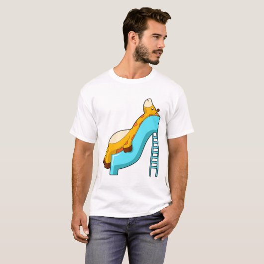 Giraffe Slide T-shirt (Voorkant volledig)