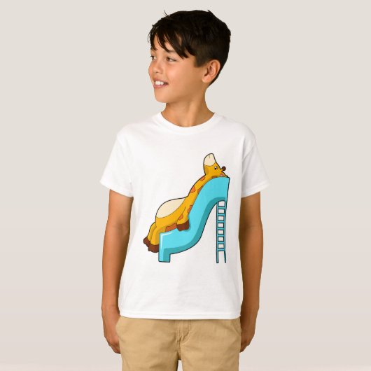 Giraffe Slide T-shirt (Voorkant volledig)