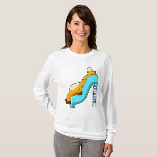 Giraffe Slide T-shirt (Voorkant volledig)