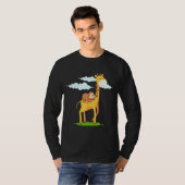 Giraffe Sloth Funny voor kinderen T-shirt (Voorkant volledig)