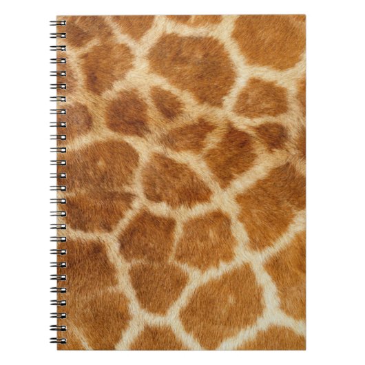 Giraffe Sluiten, Haar, Spots Notitieboek (Voorkant)