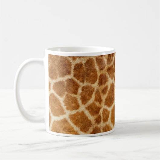 Giraffe Sluiten, Huid, Haar, Vlekken Koffiemok (Links)