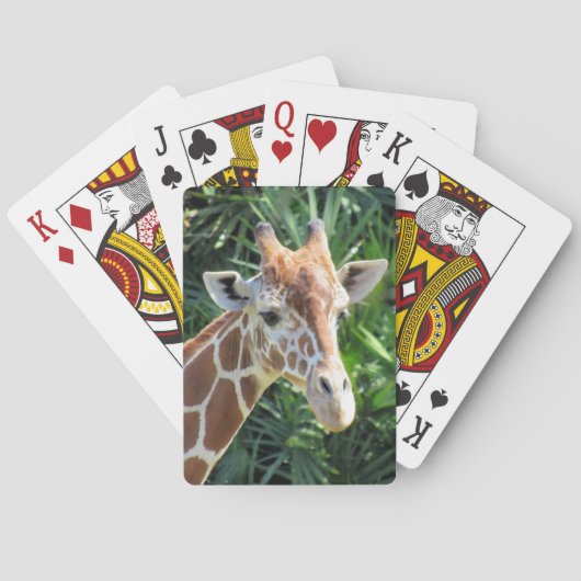 Giraffe - speelkaarten voor pokerspelen (Achterkant)